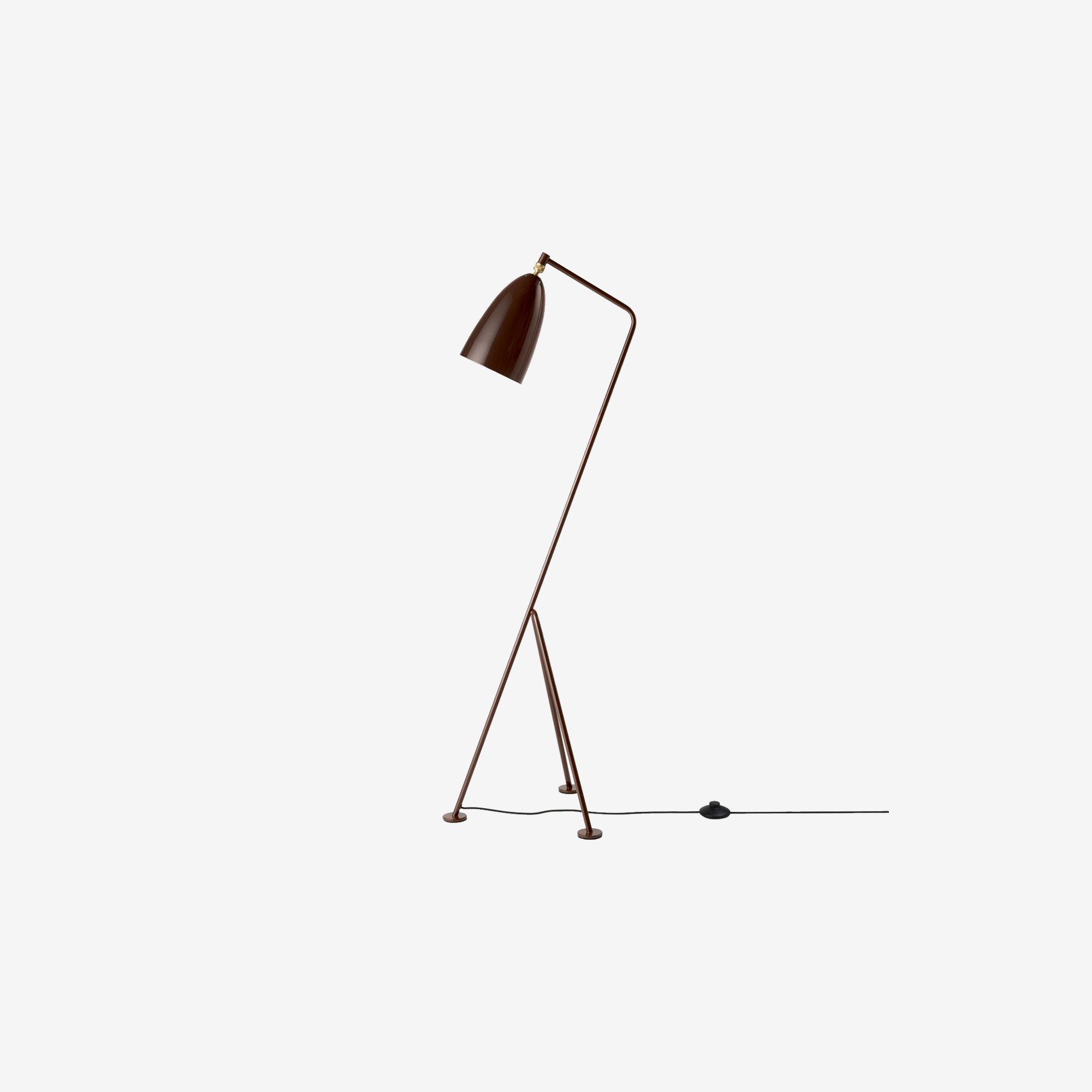 10110908_FRT_Grashoppa_Floor Lamp_Walnut Brown Glossy Lampadaire Gräshoppa