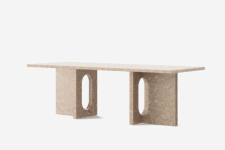 table basse androgyne — marbre