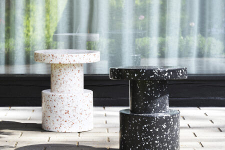 tabouret bit white multi