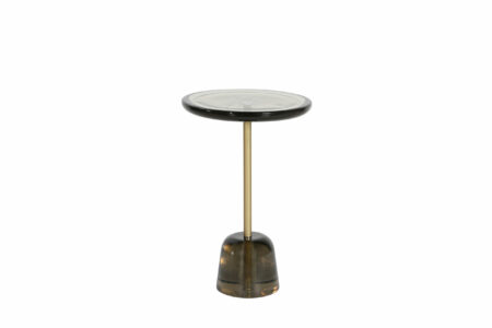 Table pina high : Light grey , brass , light grey