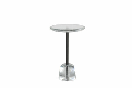 Table pina high : Transparent , black , transparent