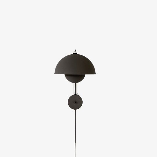 Flowerpot VP8 Black _front_off-w