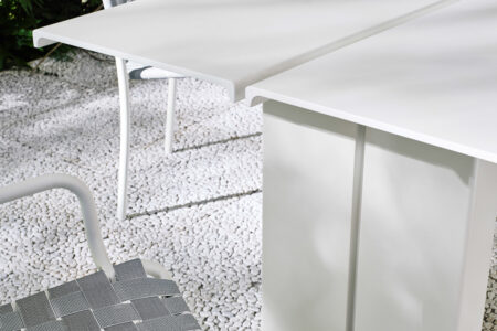 table eidos outdoor blanc Gervasoni