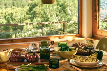 Mise en situation carafe Tube olive