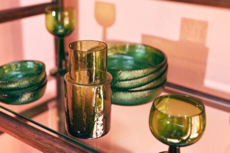 Mise en situation carafe tube olive