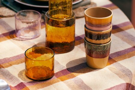 Mise en situation carafe tube ambre