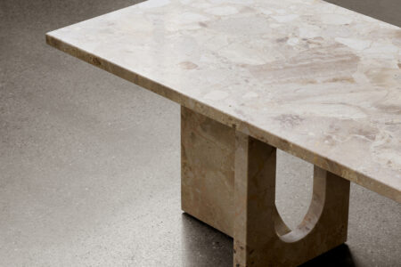 table basse androgyne — marbre