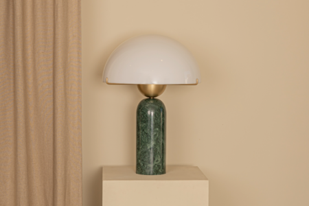 Lampe Peono marbre vert