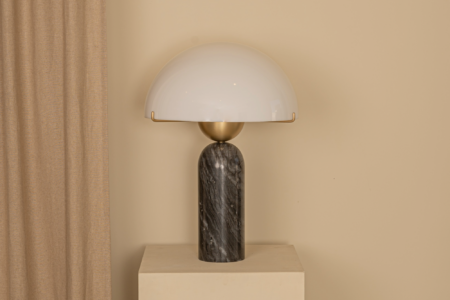 Lampe Peono marbre noir