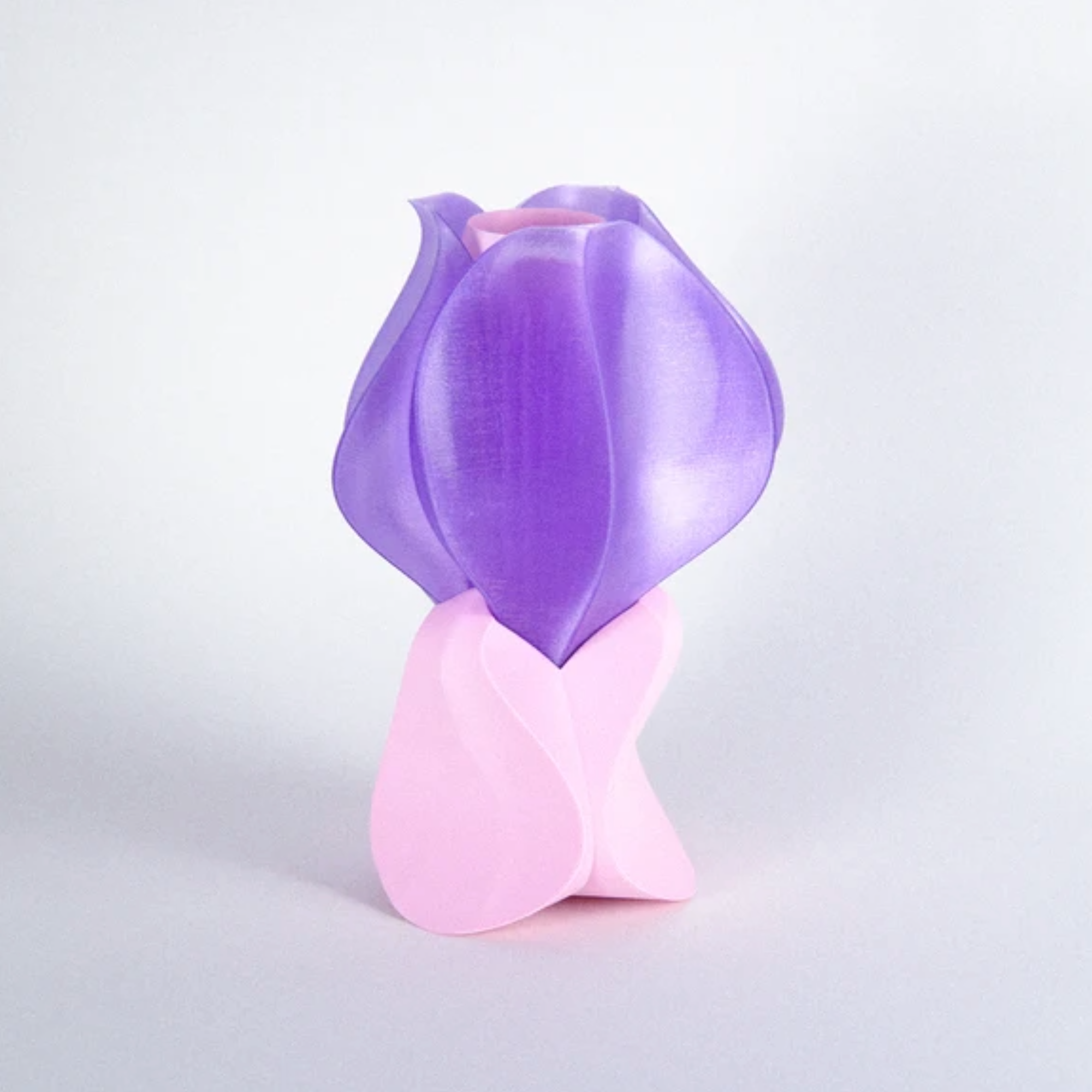 Sans titre-18 Lampe Iris Lamina Rose mini