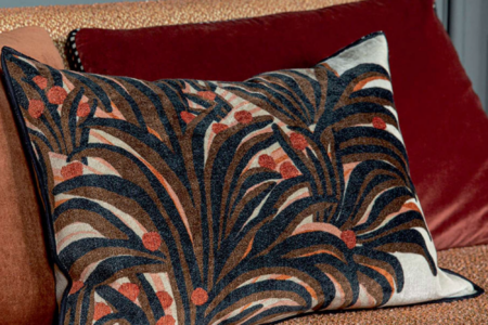 Mise en situation coussin Oasis tERRA ROSA