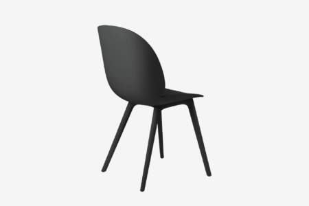 Vue de dos Chaise Beetle Outdoor Black