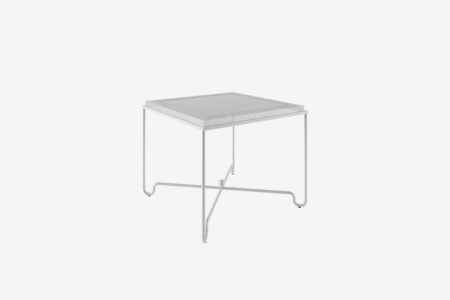 Tropique dining table white
