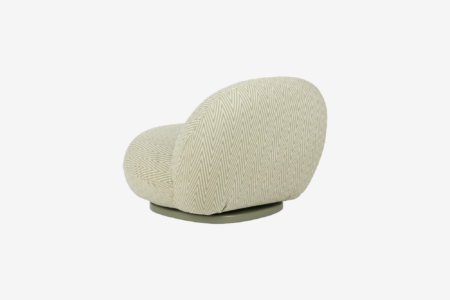 Lounge chair Pacha Outdoor tissu chevron vue de dos