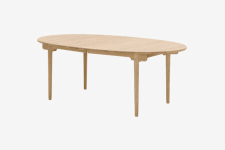 Table CH338 chêne huilé vue de côté