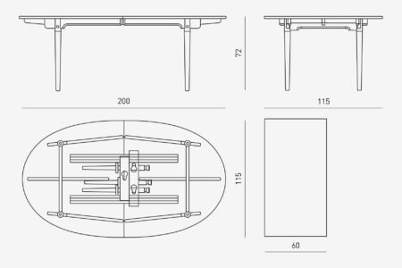 Plan technique Table CH338