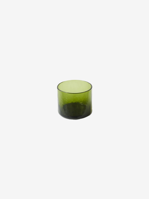 Tube glass Olive