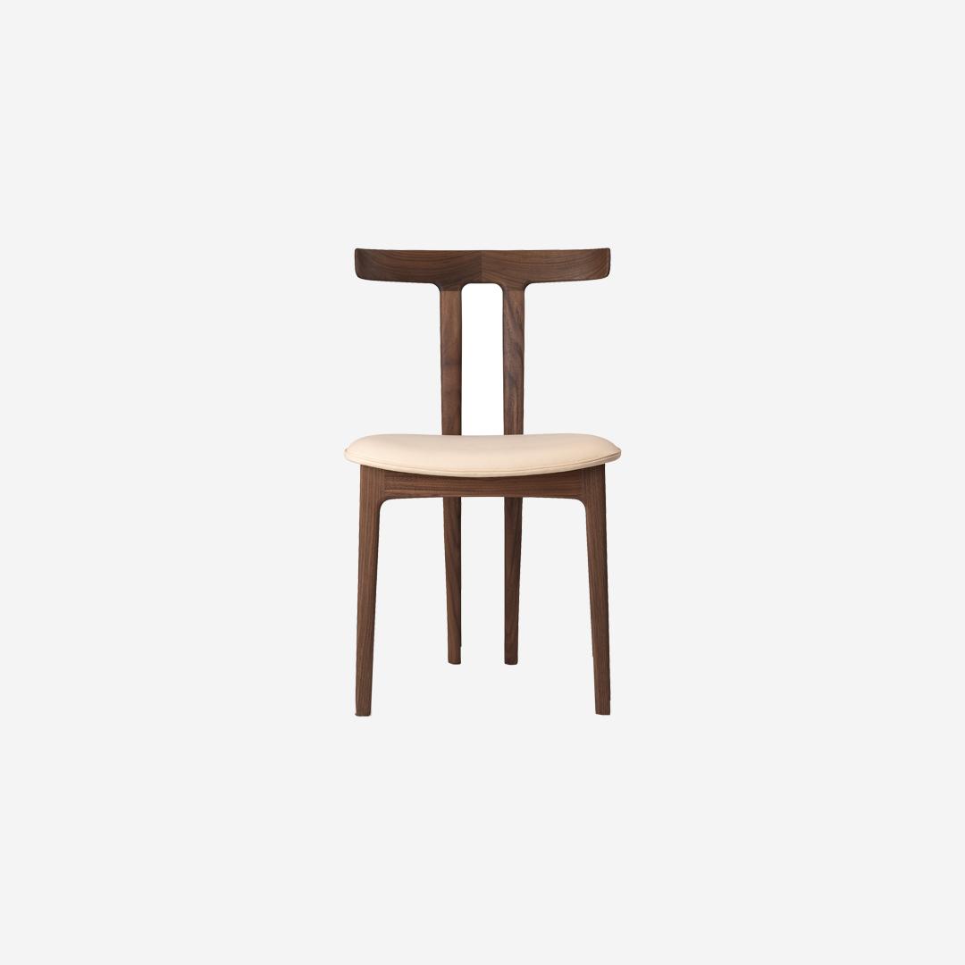 chaise t-chair ow58 noyer huilé sif90
