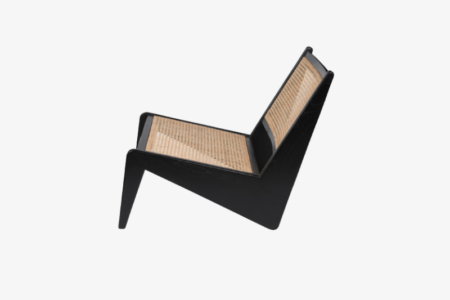 fauteuil kangaroo charcoal black