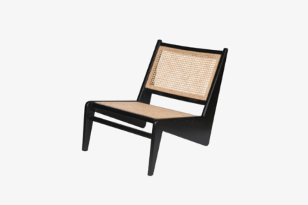 fauteuil kangaroo charcoal black