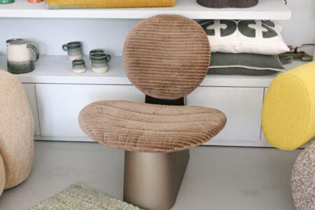 fauteuil pilota cord brown modèle d'exposition